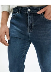 Slim Fit Kot Pantolon - Brad Jean thumbnail 5