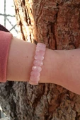 Pembe Kuvars Bileklik Rose Quartz 677 thumbnail 2