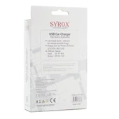 Syrox 1.0A 1 Usb Araç Şarj Başlığı C40 thumbnail 3