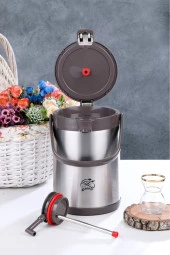Cooker 2,5 lt. çelik termos pompalı - çay termosu kah. thumbnail 3