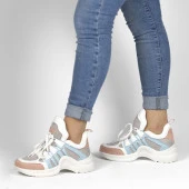 Kadın Renkli Sneakers Ayakkabı thumbnail 1