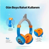 Ttec Soundbuddy 2 Bluetooth Çocuk Kulaklığı Mavi thumbnail 3
