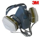3M 7502(Orta Boy) Yarım Yüz Maskesi thumbnail 3