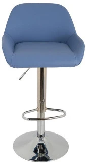 Bürocci Texas Bar Taburesi - Mavi Deri - 9506S0119 thumbnail 2