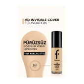 Flormar Invisible Cover HD Foundation 060 Ivory thumbnail 5