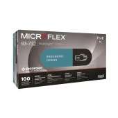 ANSELL  93-732 MICROFLEX MİDKNİGHT TOUCH NİTRİL ELDİVEN S BEDEN thumbnail 2