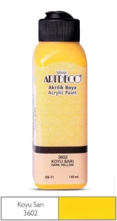 Artdeco Akrilik Boya 140 ml Koyu Sarı thumbnail 2