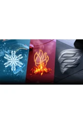 Glorious Element Mouse Pad - Fire Siyah 43x38cm thumbnail 5