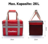 Coolist CL26R 26 Litre Katlanabilir Termos Bez Çanta / Buzluk thumbnail 3