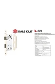 Kale 50mm Sessiz Plastik Dilli Kilit 50 Mm thumbnail 2