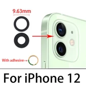 İPhone 12 Arka Kamera Camı Lens Yapışkanlı thumbnail 1