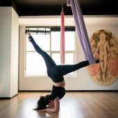 Avessa Yoga Woo Hamak Set Mor thumbnail 2