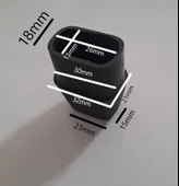 30X20 OVAL PLASTİK AYAK İÇTEN GEÇMELİ thumbnail 2