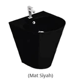 İGLOO LAVABO MONOBLOK TURAVİT - MAT SİYAH thumbnail 1