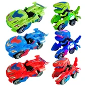 DEFORM DINOSAUR PİLLİ IŞIKLI ARABA HG-788 thumbnail 3