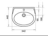 POLO LAVABO 45X55cm TURASER thumbnail 3