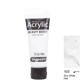 Bigpoint Akrilik Boya 75 ml Zinc White 103 thumbnail 1