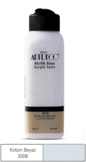 Artdeco Akrilik Boya 140 ml Koton Beyaz thumbnail 1