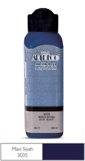 Artdeco Akrilik Boya 140 ml Mavi Siyah thumbnail 2