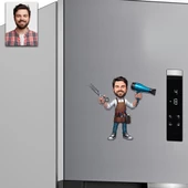 Kuaför Tasarımlı Buzdolabı Magneti thumbnail 1