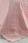 Ivy Pudra Çift Kişilik Microfiber Kapitone Yatak Örtüsü thumbnail 4
