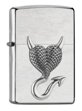 Zippo Devil Heart Dizayn Çakmak thumbnail 1