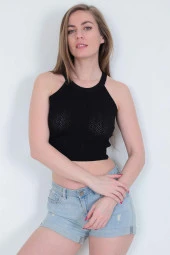 Pamuklu Triko Crop thumbnail 12