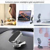 Dirsekli Araç Telefon Tutucu Gümüş thumbnail 7