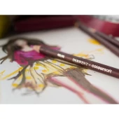 Derwent Coloursoft Kuru Boya Kalemi 72li Ahşap Kutu thumbnail 3