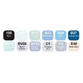 Copic Marker 12li Set Winter Colors thumbnail 2