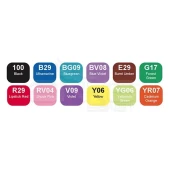 Copic Ciao Marker 12li Set Basic Colors thumbnail 2