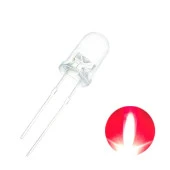 5mm Şeffaf Kırmızı Led Paketi - 50 Adet thumbnail 2