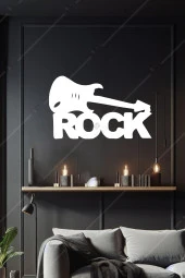 Rock Temalı Ahşap Duvar Dekorasyonu Tablosu thumbnail 1