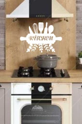 Kitchen Mutfak Duvar Dekor Hediyelik Eşya Ahşap Tablo thumbnail 1
