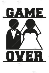 Game Over Evli Çift Ahşap Duvar Dekorasyonu Tablosu thumbnail 2