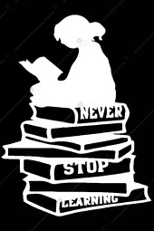 Never Stop Learning Duvar Dekor Hediyelik Eşya Ahşap Tablo thumbnail 2