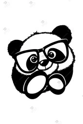 Gözlüklü Panda Ahşap Duvar Dekorasyonu Tablosu thumbnail 2