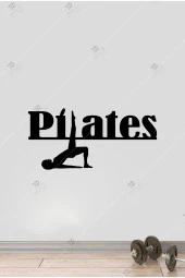 Pilates Duvar Dekor Hediyelik Eşya Ahşap Plates Tablo thumbnail 1