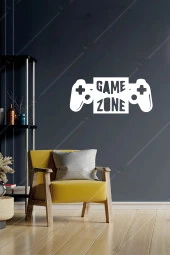 Game Zone Ahşap Duvar Dekorasyon 35X15 thumbnail 1
