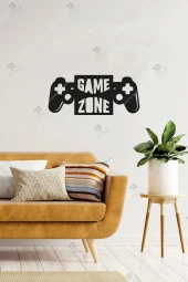 Game Zone Ahşap Duvar Dekorasyon 35X15 thumbnail 1