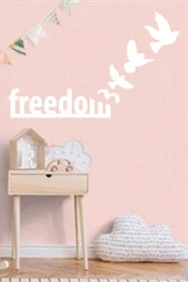 Freedom Duvar Yazısı Ahşap Dekor thumbnail 1