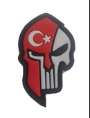 Single Sword Kuru Kafa Plastik Patch - Peç thumbnail 1