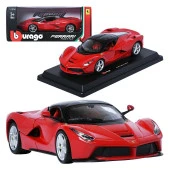Burago Ferrari LaFerrari 1:24 Kırmızı Model Araba thumbnail 2