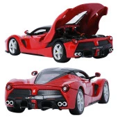 Burago Ferrari LaFerrari 1:24 Kırmızı Model Araba thumbnail 3