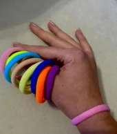 Renkli Lastik Toka 20 Adet thumbnail 3