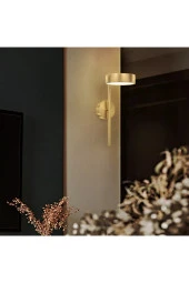 SimaAvize Modern Copper Led Aplik thumbnail 3