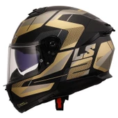 LS2 STREAM 2 ROAD MAT SİYAH-GOLD-GRİ KASK thumbnail 2