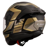 LS2 STREAM 2 ROAD MAT SİYAH-GOLD-GRİ KASK thumbnail 4