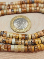 Jasper Taşı Şekilli 3x6mm Dizi (49342) thumbnail 2