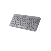 Blueforce Bt-k95 2,4Ghz Wireless + Bluetooth Kablosuz Klavye Gri Çift Modlu thumbnail 5